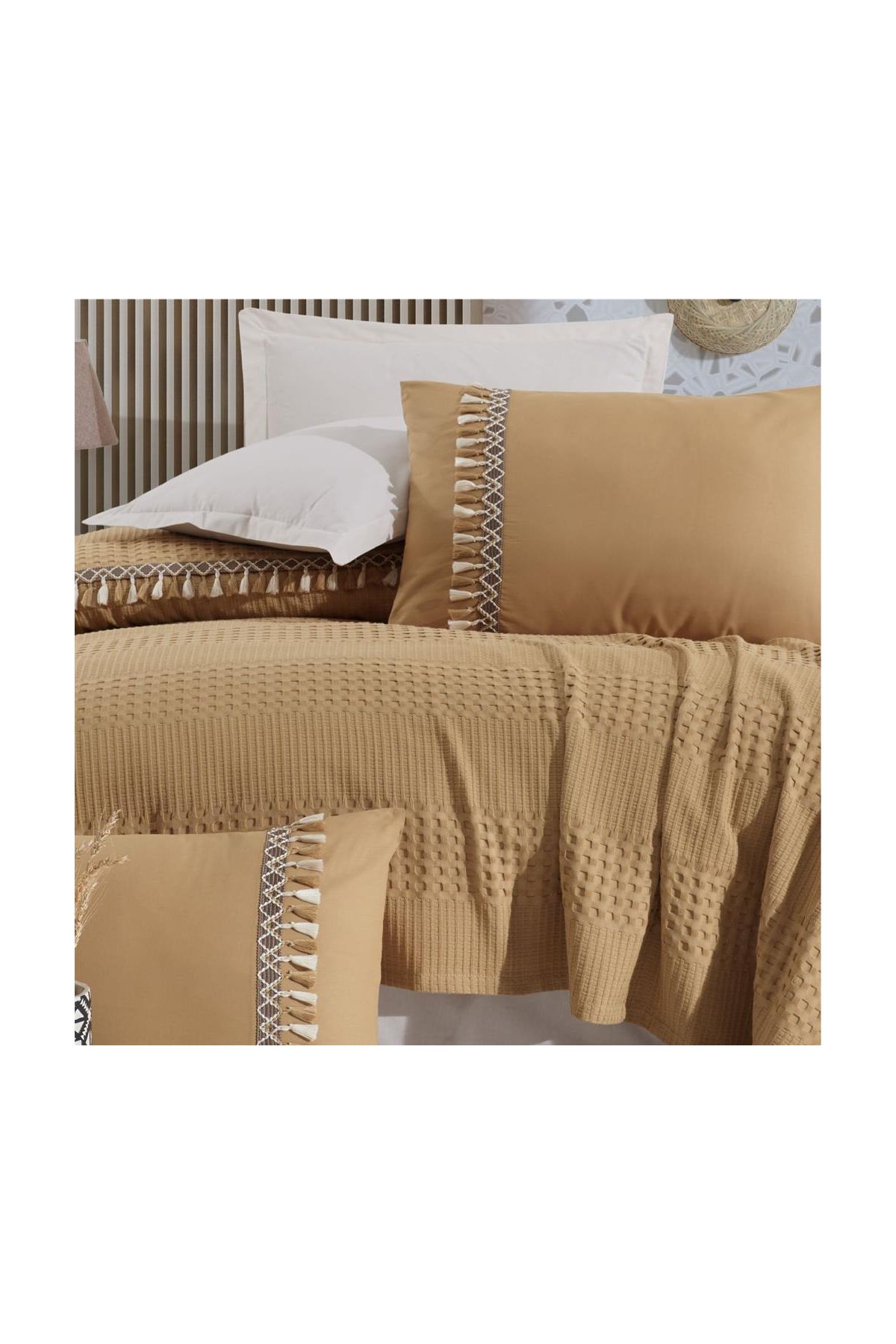 Pike Takımı Çift Kişilik Bohemline V6 Hardal