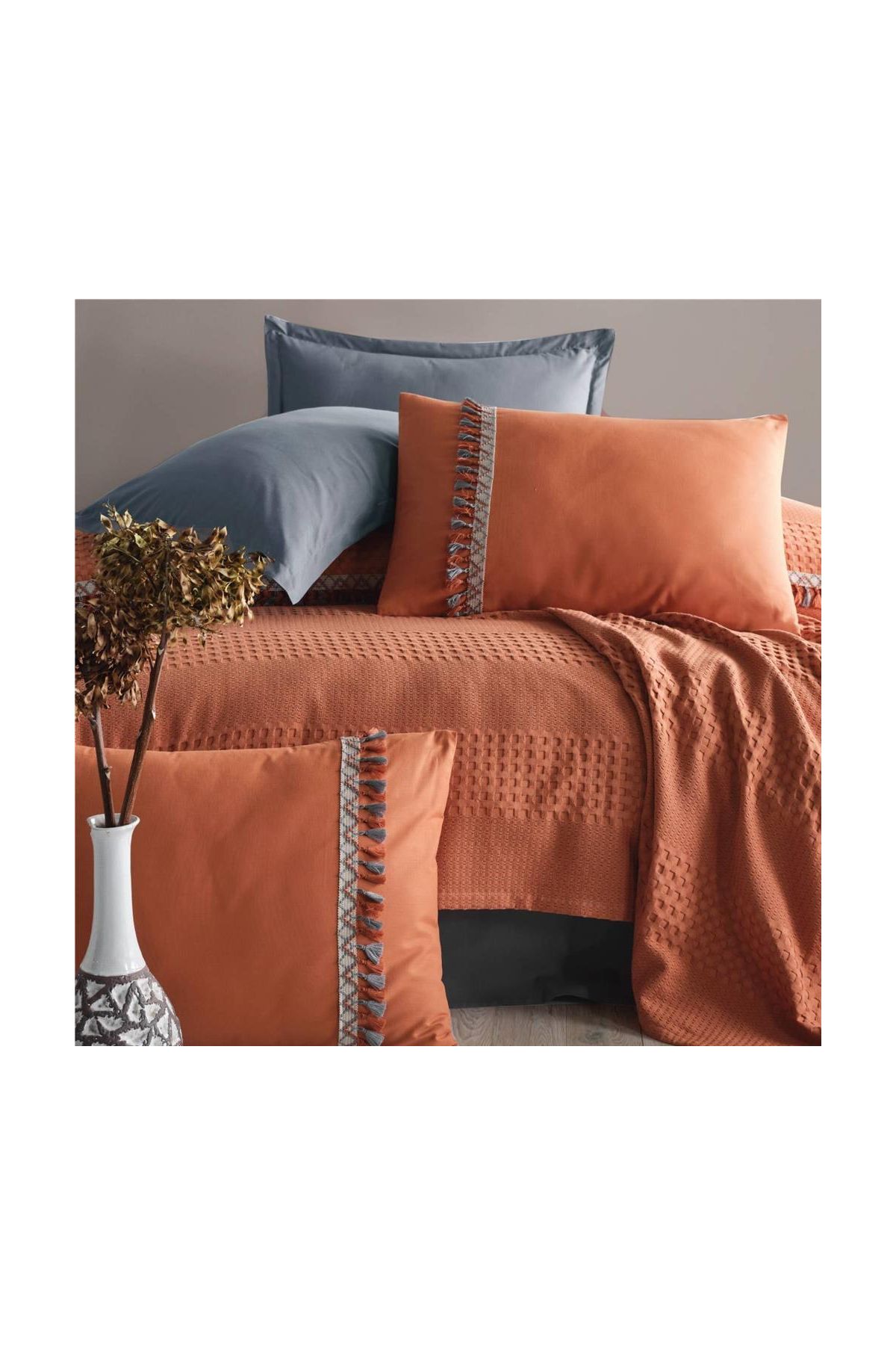 Pike Takımı Çift Kişilik Bohemline V2 Kiremit