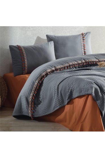 Pike Takımı Çift Kişilik Bohemline V1 Gri