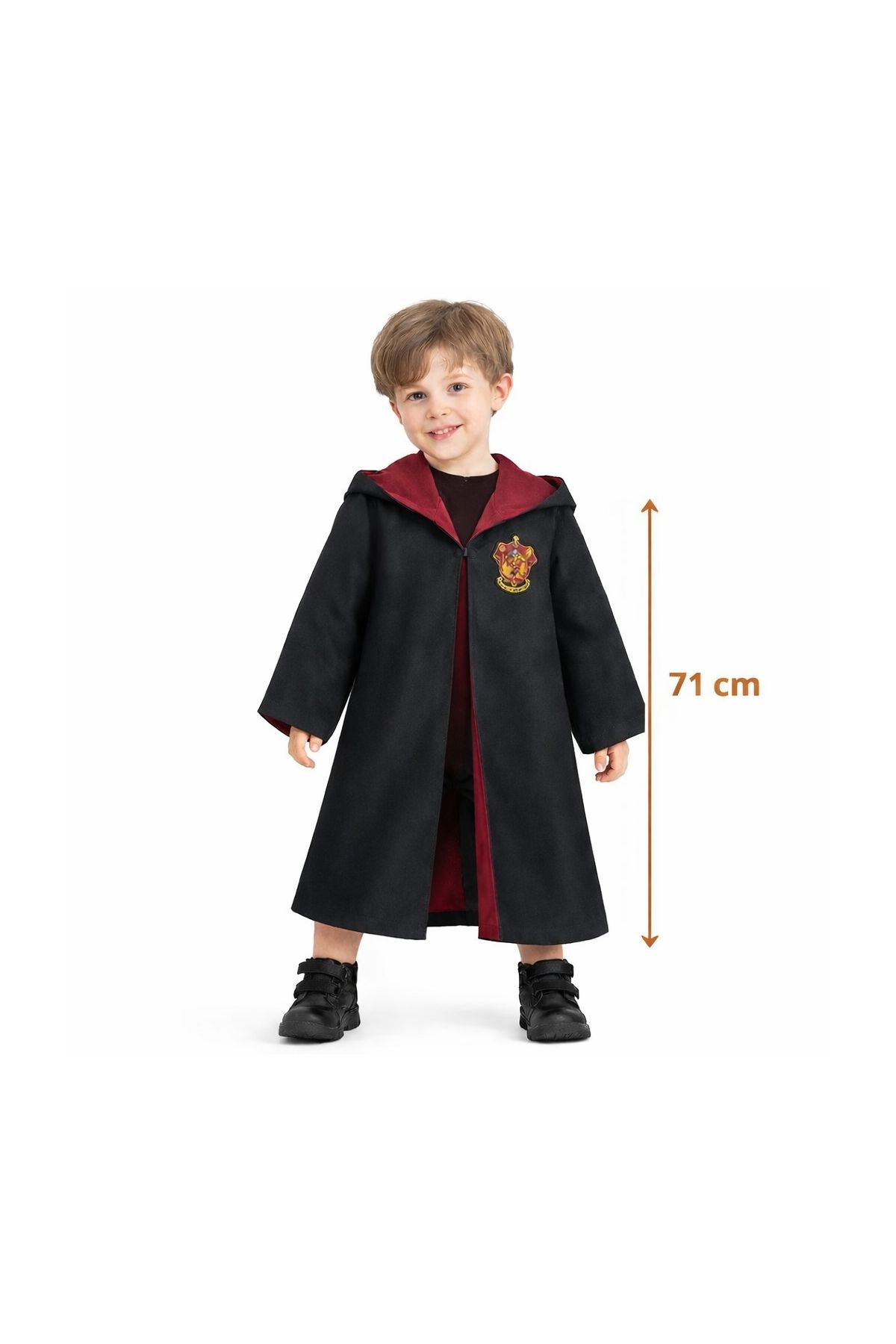 Harry Potter Tarzı Çocuk Cübbesi 2-4 Yaş