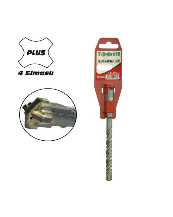  TD50559 7X110 Sds Plus 4 Elmaslı Matkap Ucu