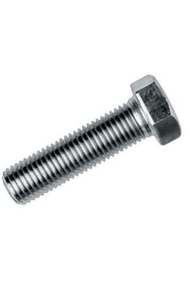 M5X10 Civata DIN 933 8,8 Beyaz Tam Paso (10 Adet)