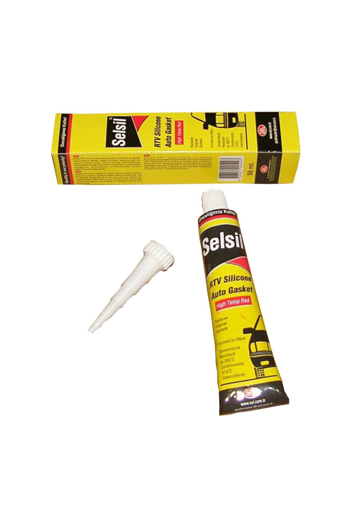 Selsil Tüp Sıvı Conta Kırmızı 50 gr