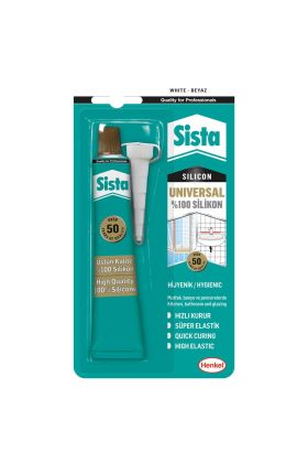 Sista Üniversal Silikon Tüp 50 Gr Beyaz