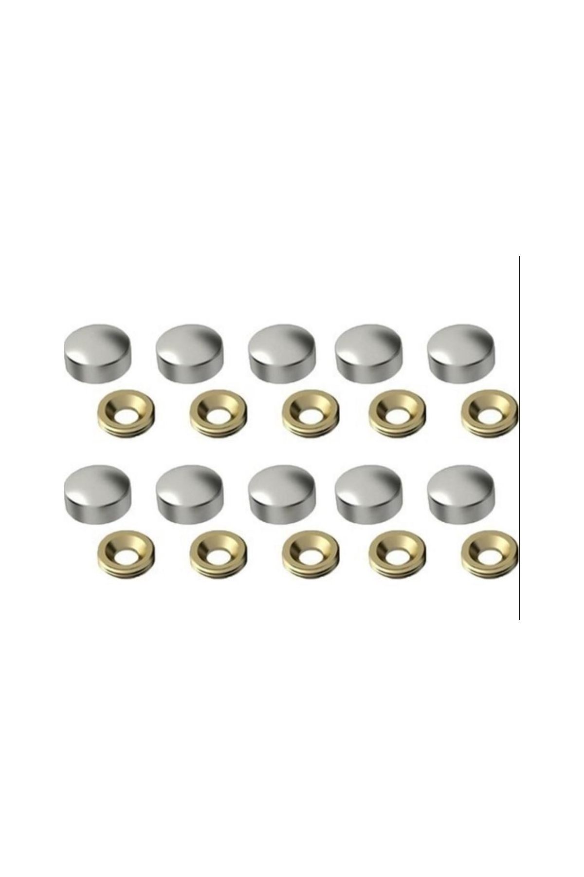 Krom Vida Tapası 20 mm 10 Adet