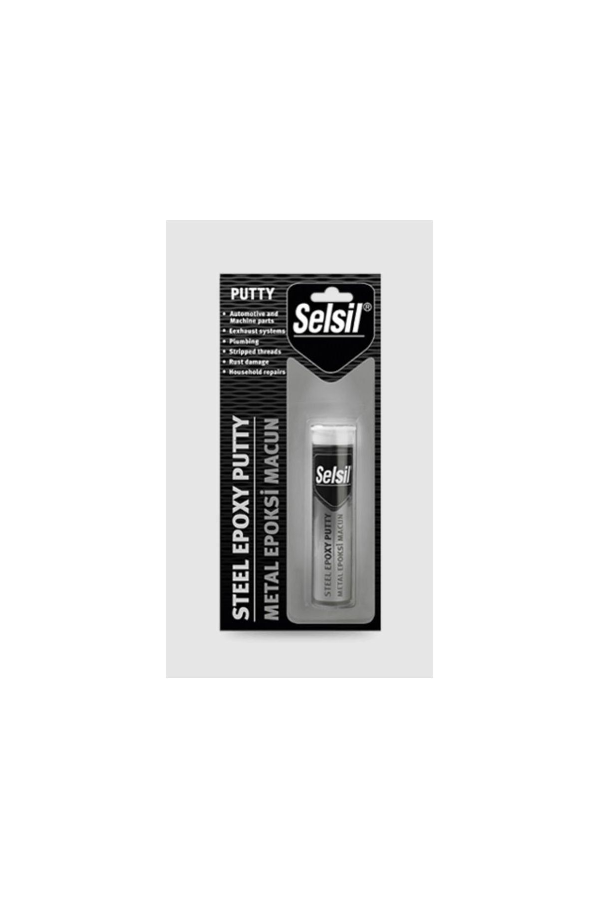 Selsil Metal Putty Epoksi Macun Yapıştırıcı 57 gr