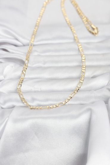 CM 14K Gold Renk Kuşgözü Zincir Model 60 cm Kadın Kolye - TJ-BKO10962