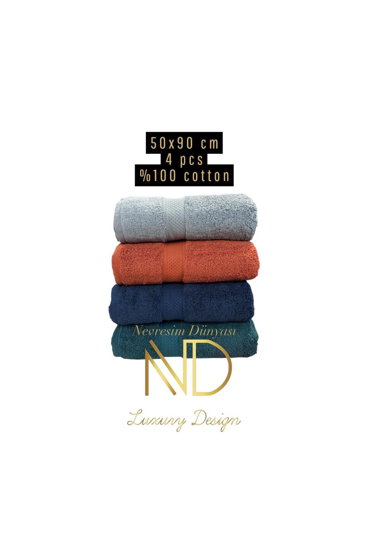50x100 4'lü Havlu Prime 5