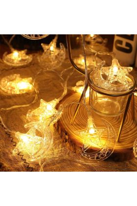 3 M 20 Led 2 Kademeli Ay-Yıldız Pilli Led Işık 306