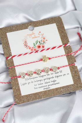 Marteniçka Bileklik 3'lü Yonca Model - TJ-BB8313