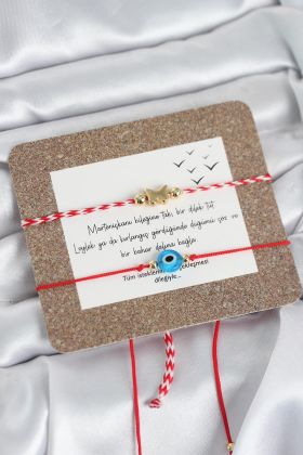 Marteniçka Bileklik 2'li Nazar ve Kelebek Model - TJ-BB8321