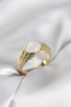 Gold Renk Vintage Model Kadın Yüzük - TJ-BYK4019