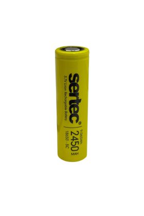 18650 3.7V 2450 Mah 5C Li-Ion Şarjlı Pil