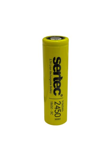 18650 3.7V 2450 Mah 5C Li-Ion Şarjlı Pil
