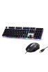 Kablolu Oyuncu Klavye Mouse Set Led Q Siyah H837Q