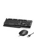 Ablolu Klavye Mouse Set Q Siyah HD861
