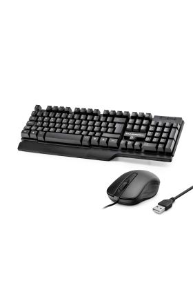 Ablolu Klavye Mouse Set Q Siyah HD861