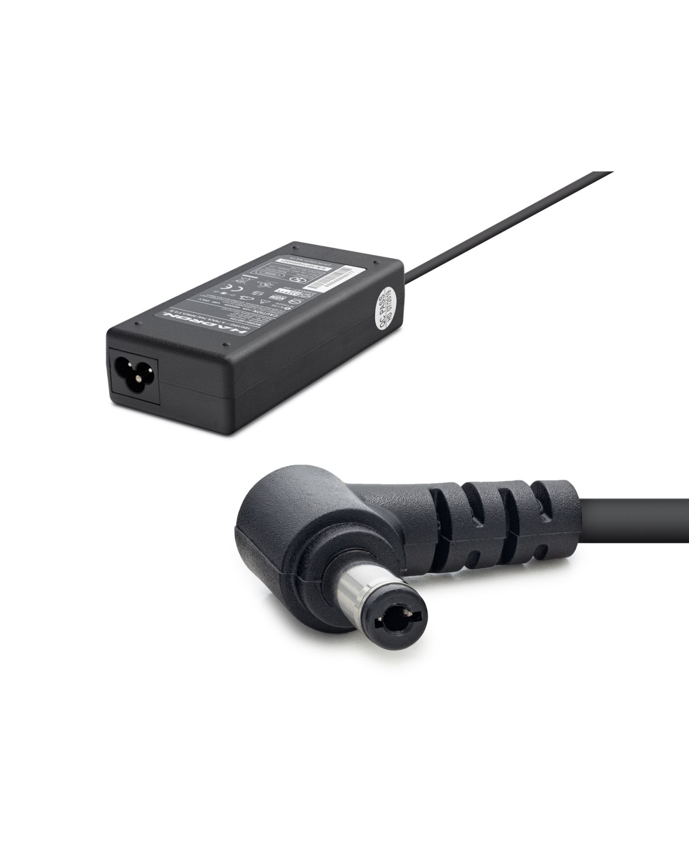 19V 3.42A 65W Laptop Adaptörü - 5.5X2.5Mm - Asus, Toshiba, Vestel, Casper Uyumlu - Siyah HD710