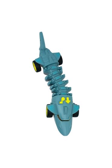 Köpekbalığı Araba - Otomatik Hareketli Sesli Işıklı 32 cm - Gri Köpekbalığı