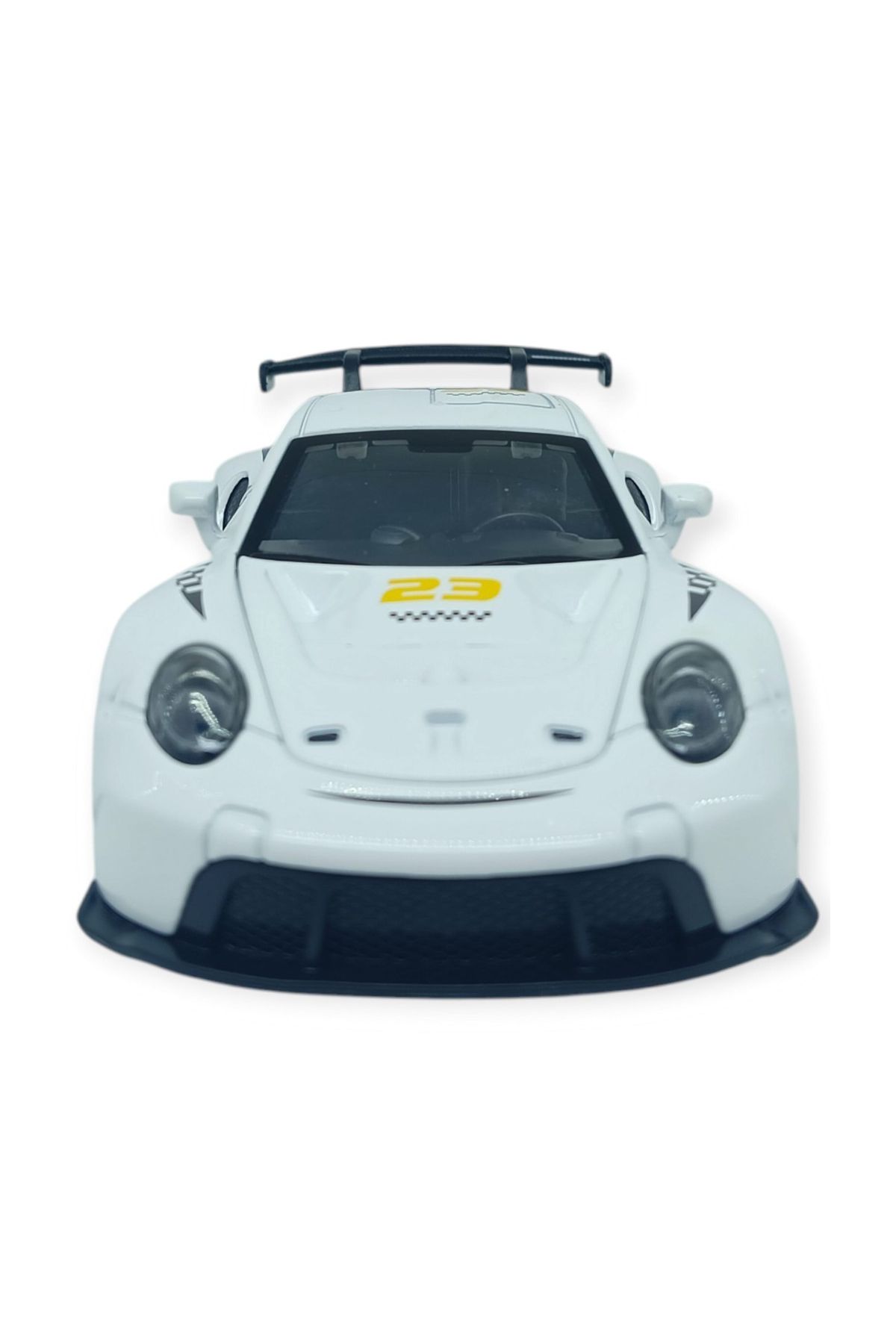 Sesli Işıklı Spor Araba 15 cm - 3291D - Beyaz