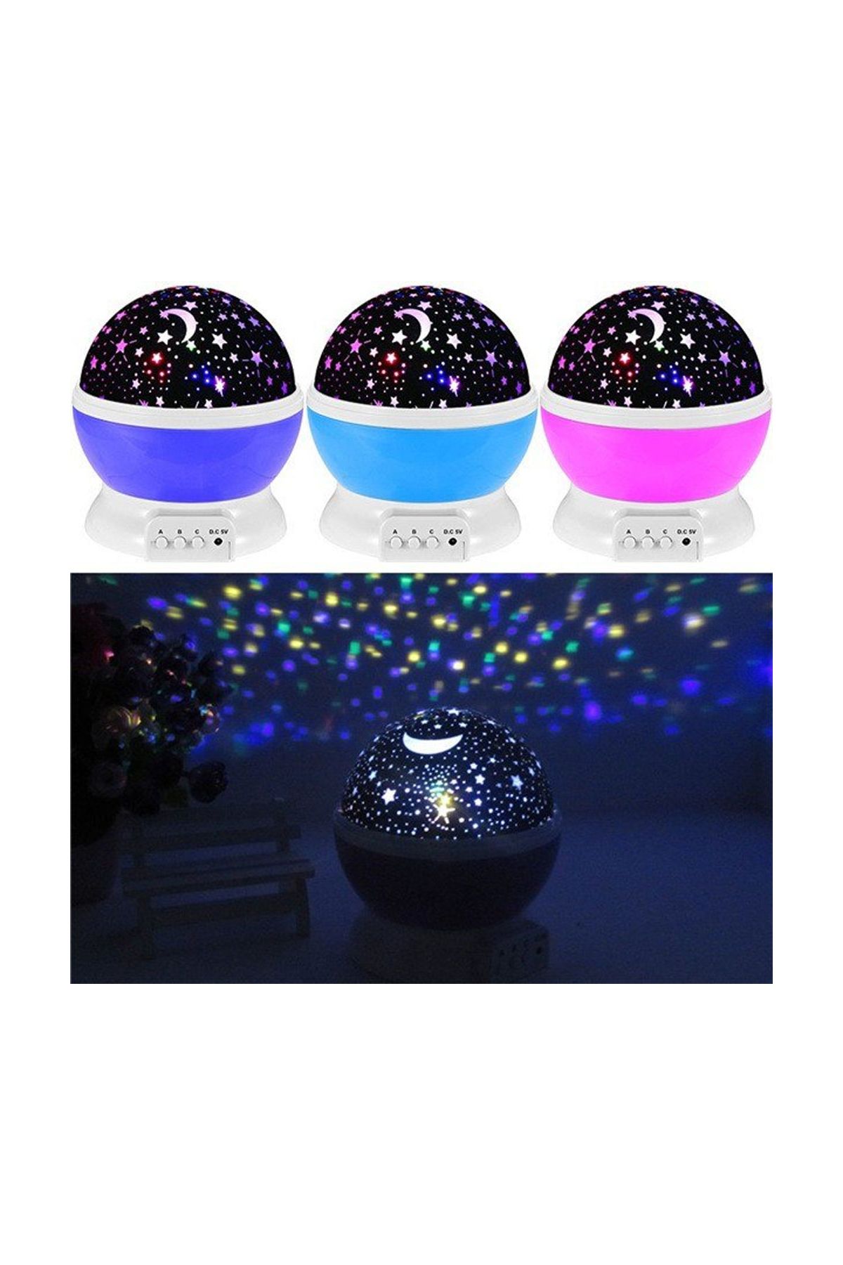 Dönen Starmaster Gece Lambası