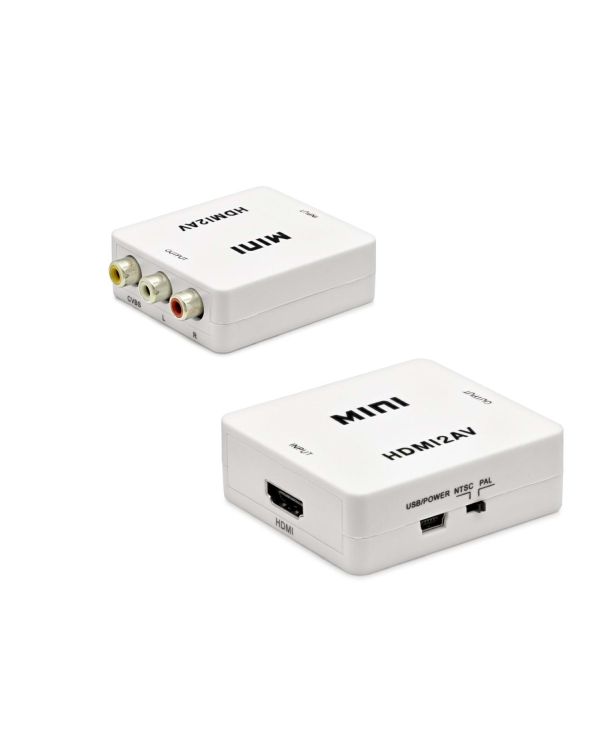 Hdmı To Av Çevirici 1080P Full Hd Beyaz HDX1281