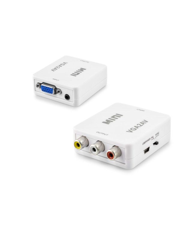 Vga To Av Çevirici 1080P Full Hd Beyaz HDX1352