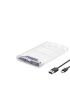 Hdd Kutu Type-C3.1 + Usb3.0 2.5" Transparent HDX1766