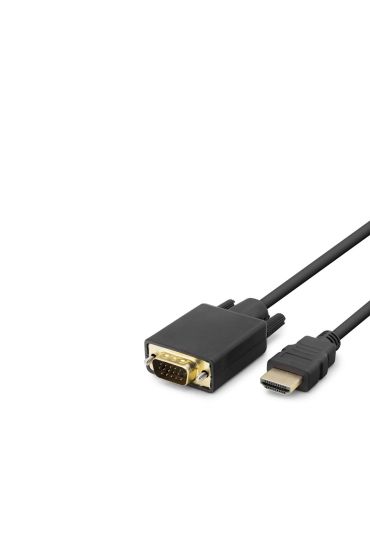 Hdmı To Vga Kablo Pvc 120Hz 1080P 1.8M Siyah HDX7795