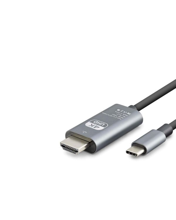 Type-C To Hdmı Kablo Hdtv 4K Ultra Hd Pvc Gri HDX7853