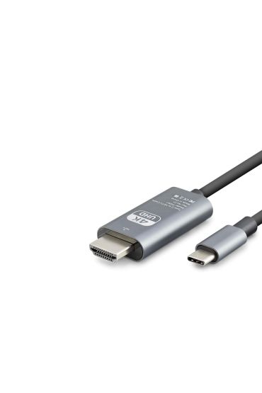 Type-C To Hdmı Kablo Hdtv 4K Ultra Hd Pvc Gri HDX7853