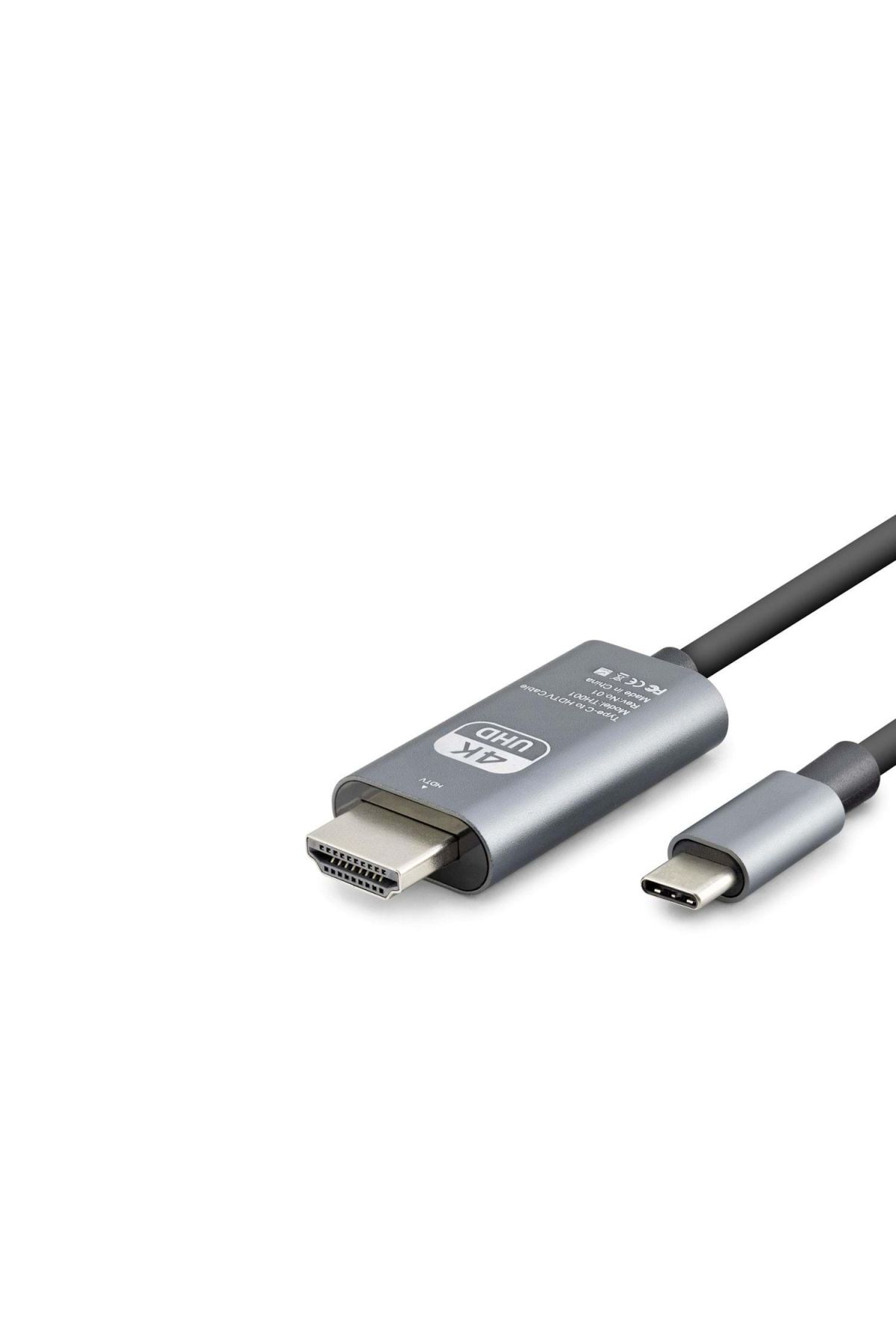 Type-C To Hdmı Kablo Hdtv 4K Ultra Hd Pvc Gri HDX7853