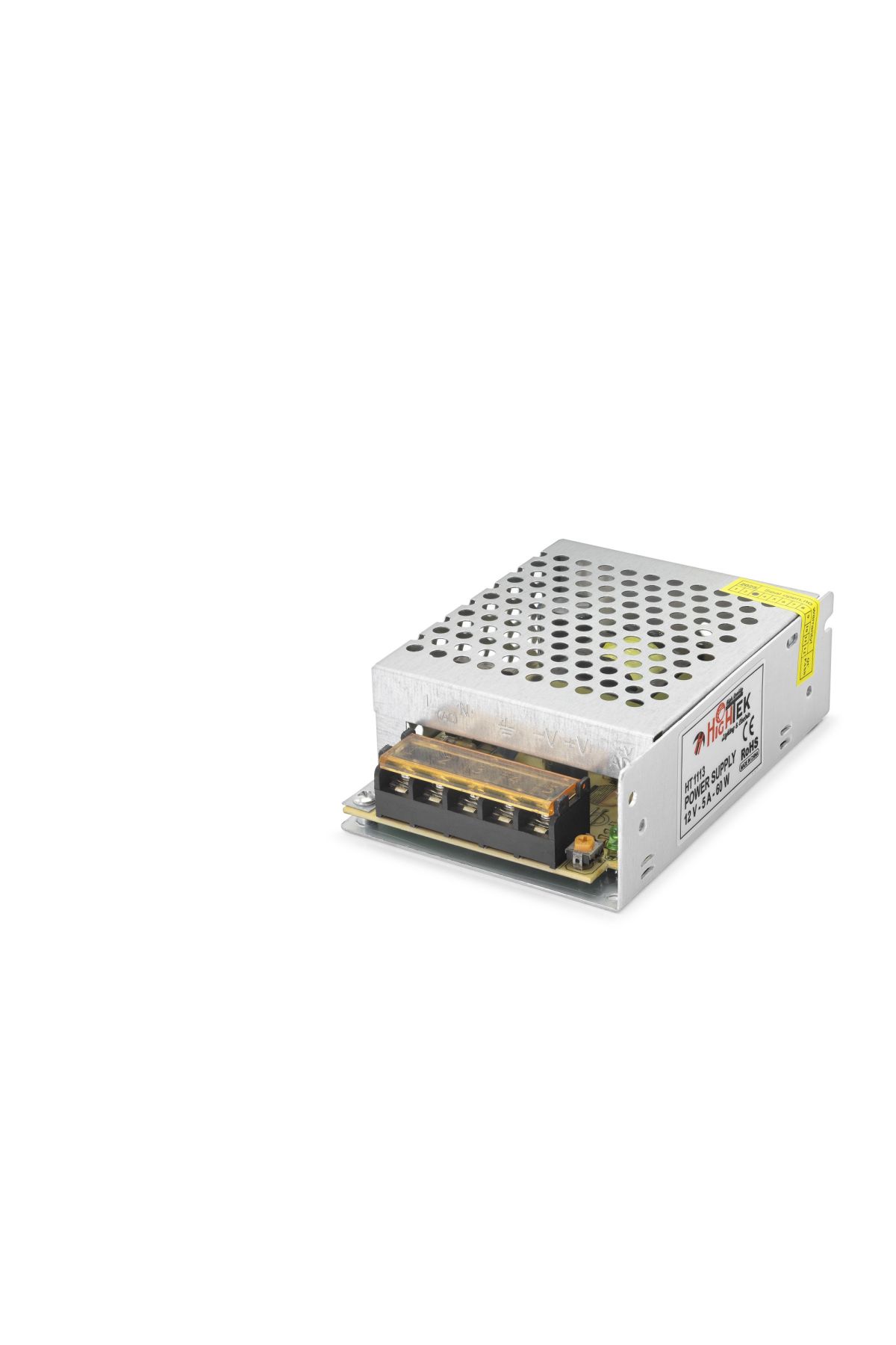 12V 5A 60W Led / Kamera Adaptörü- Gümüş HT1113