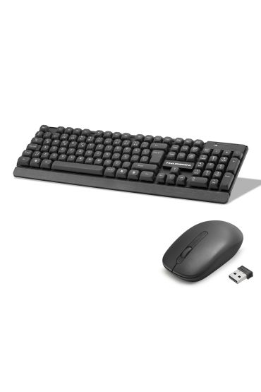 Kablosuz Klavye Ve Mouse Seti - Siyah HD843