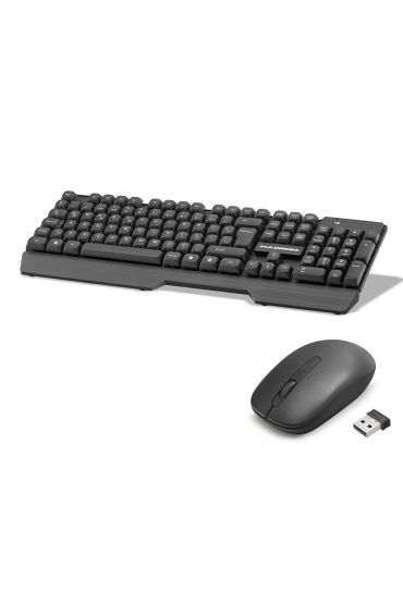 Kablosuz Klavye Ve Mouse Seti - Siyah HD844