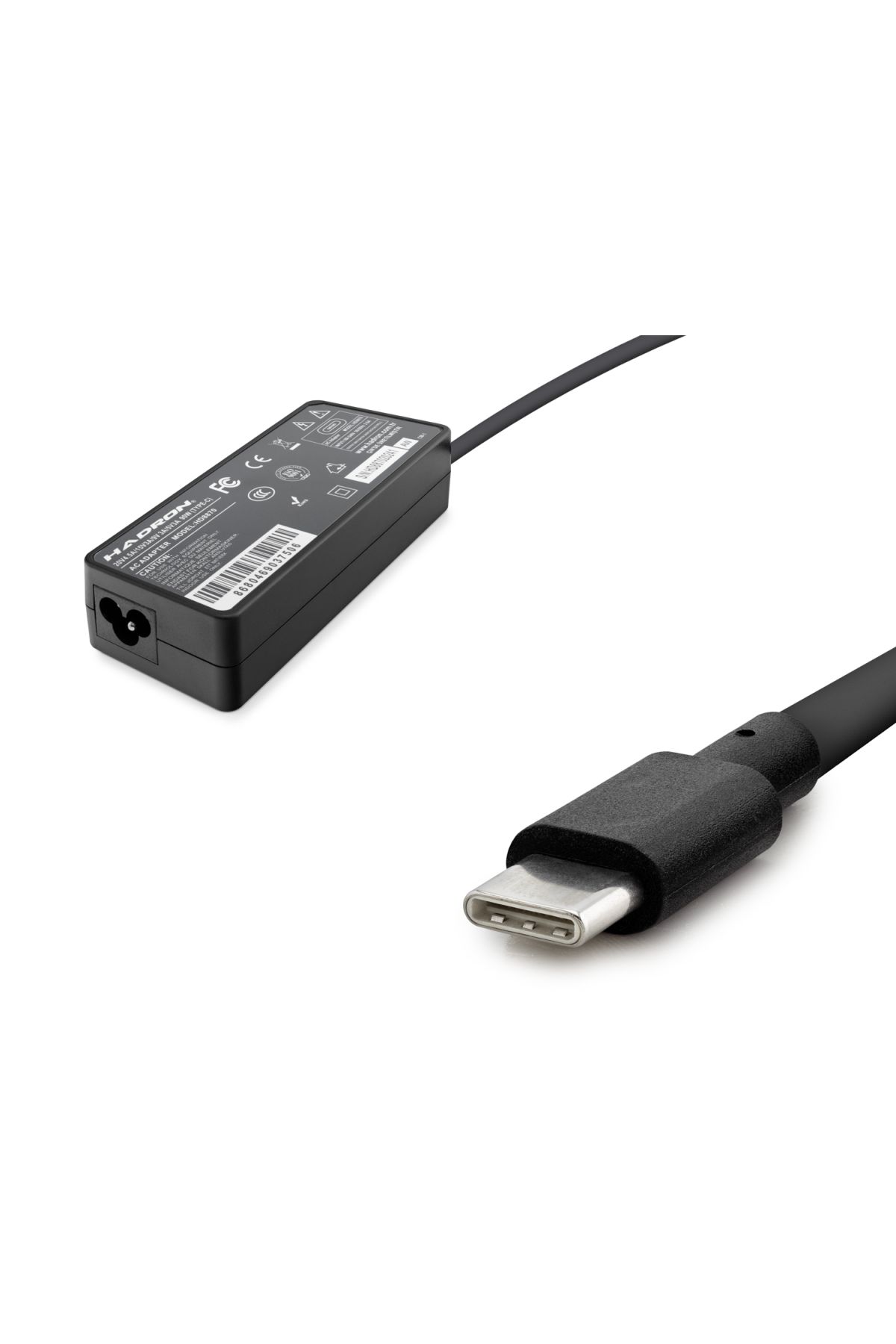 20V 4.5A 90W Laptop Adaptörü - Type-C - Apple Asus Dell Uyumlu - Siyah HD8870