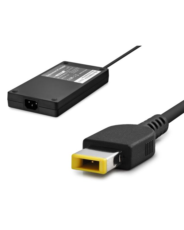 20V 11.5A 230W Laptop Adaptörü - Usb Tip Sarı Kare Uç - Ibm Uyumlu - Siyah GXHH6