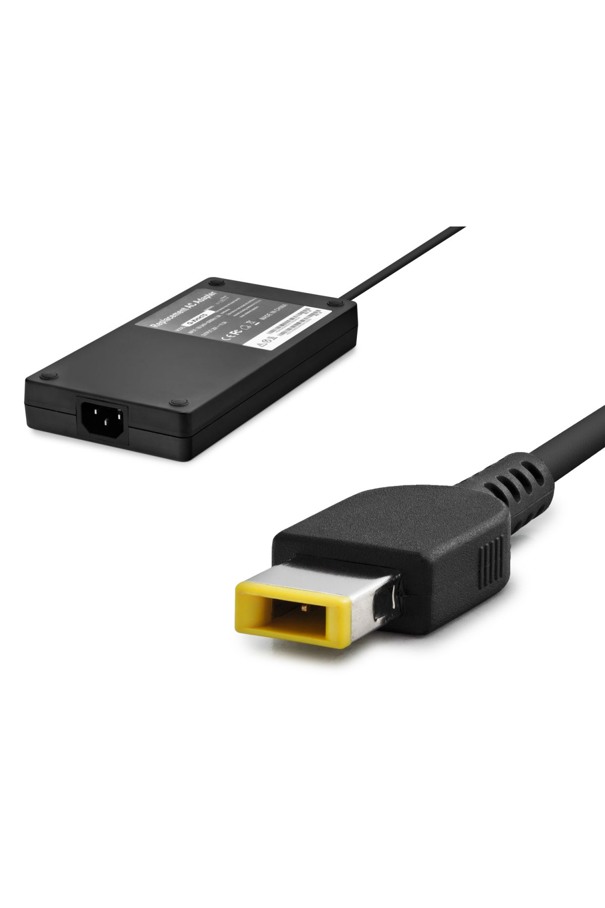 20V 11.5A 230W Laptop Adaptörü - Usb Tip Sarı Kare Uç - Ibm Uyumlu - Siyah GXHH6