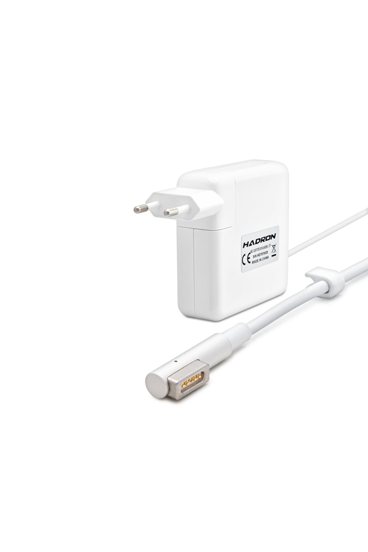 18.5V 4.6A 85W Laptop Adaptörü - L Tip - Apple Macbook Uyumlu - Beyaz HD797