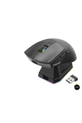 Kablosuz Gaming Rgb Mouse Şarj Standlı - Siyah MF1215B