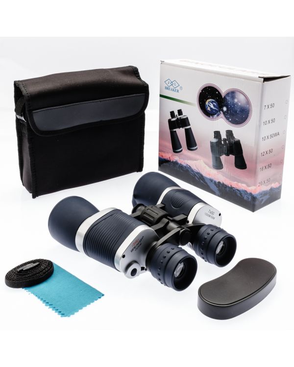 Breaker 7x50 Güneş Filtreli Profesyonel El Dürbünü 1000m/56m – Mavi