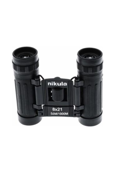 8x21 Dürbün Siyah  Dürbünü 56m/1000m Kauçuk Kaplama NK