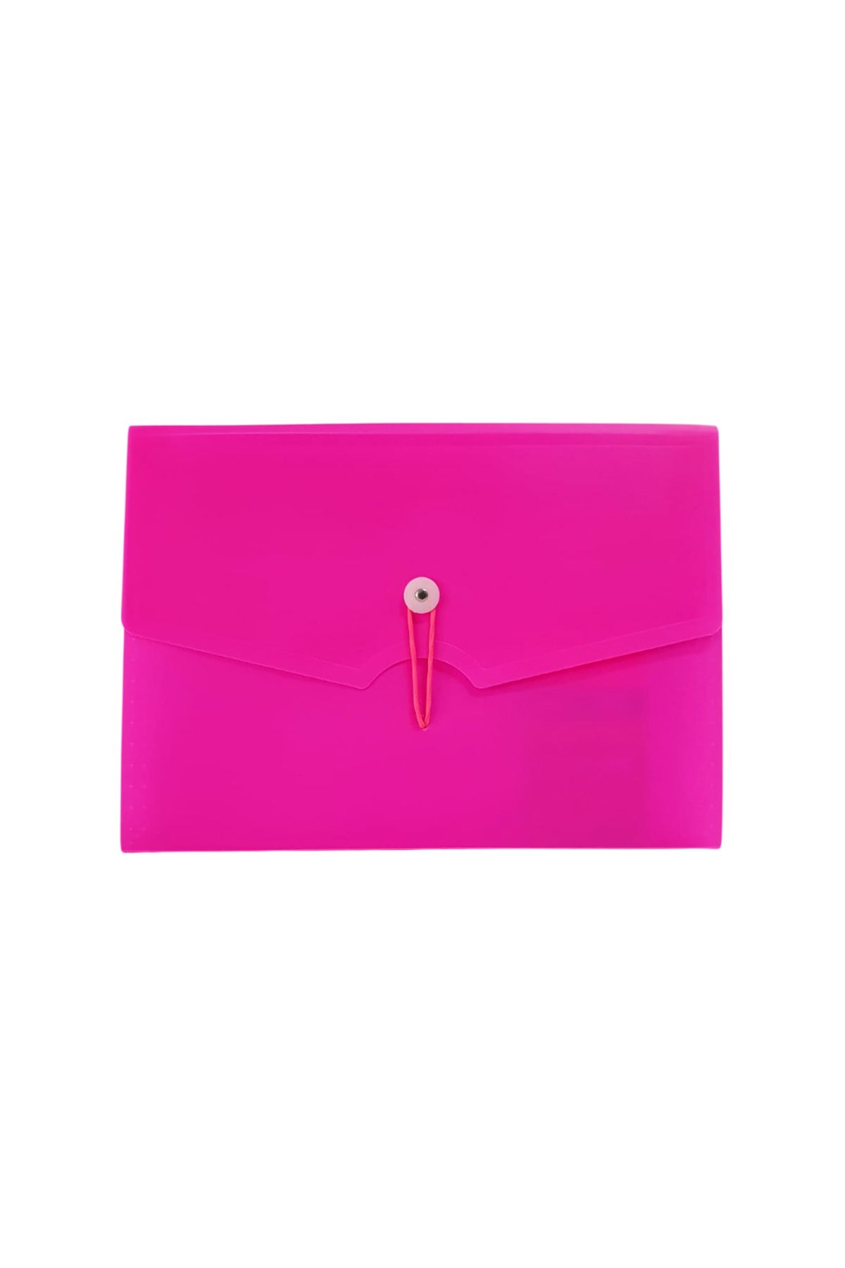 Bigpoint Körüklü Dosya 13 Cepli Lastikli A4 Pembe