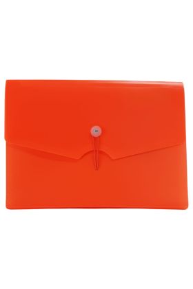 Bigpoint Körüklü Dosya 13 Cepli Lastikli A4 Turuncu