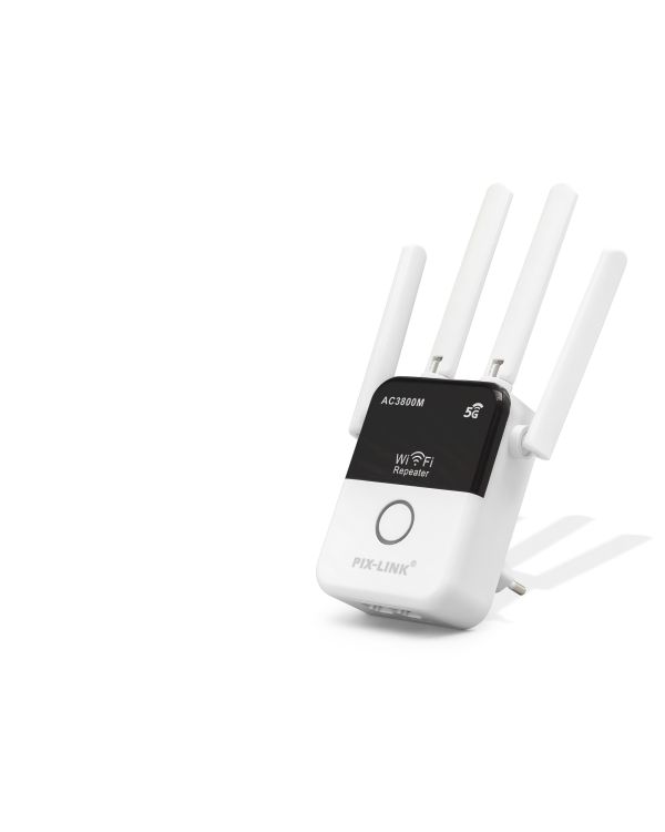 Wifi Repeater / Router / Ap Ac3800 Dual Band 5 Ghz - Siyah Beyaz Lv-Ac35Q