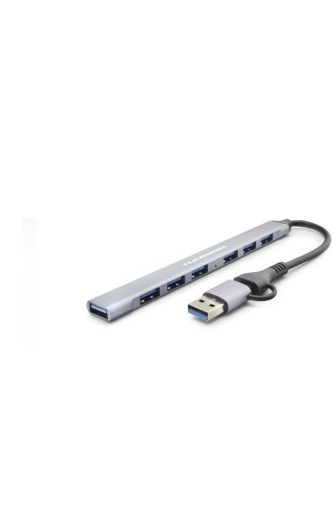 Usb 3.0 & Type-C Hub 7 Port - Gri HDX7857
