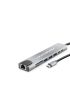 Type-C Combo Hub Hdmi 4K Usb 3.0 Lan Kart Okuyucu 8 Port - Gri HDX7841
