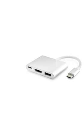 Type-C Combo Hub Hdmi 4K Usb 3.0 3 Port - Gri HDX7764