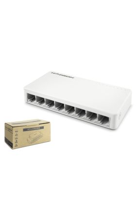 Gigabit Ethernet Switch 8 Port - Beyaz HDX1365