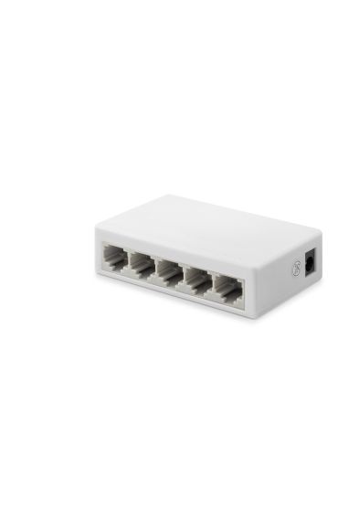 Ethernet Switch 5 Port 10/100 Mbps - Beyaz HDX1344
